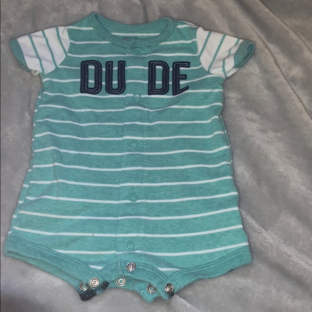 Bodysuit “dude” onesie